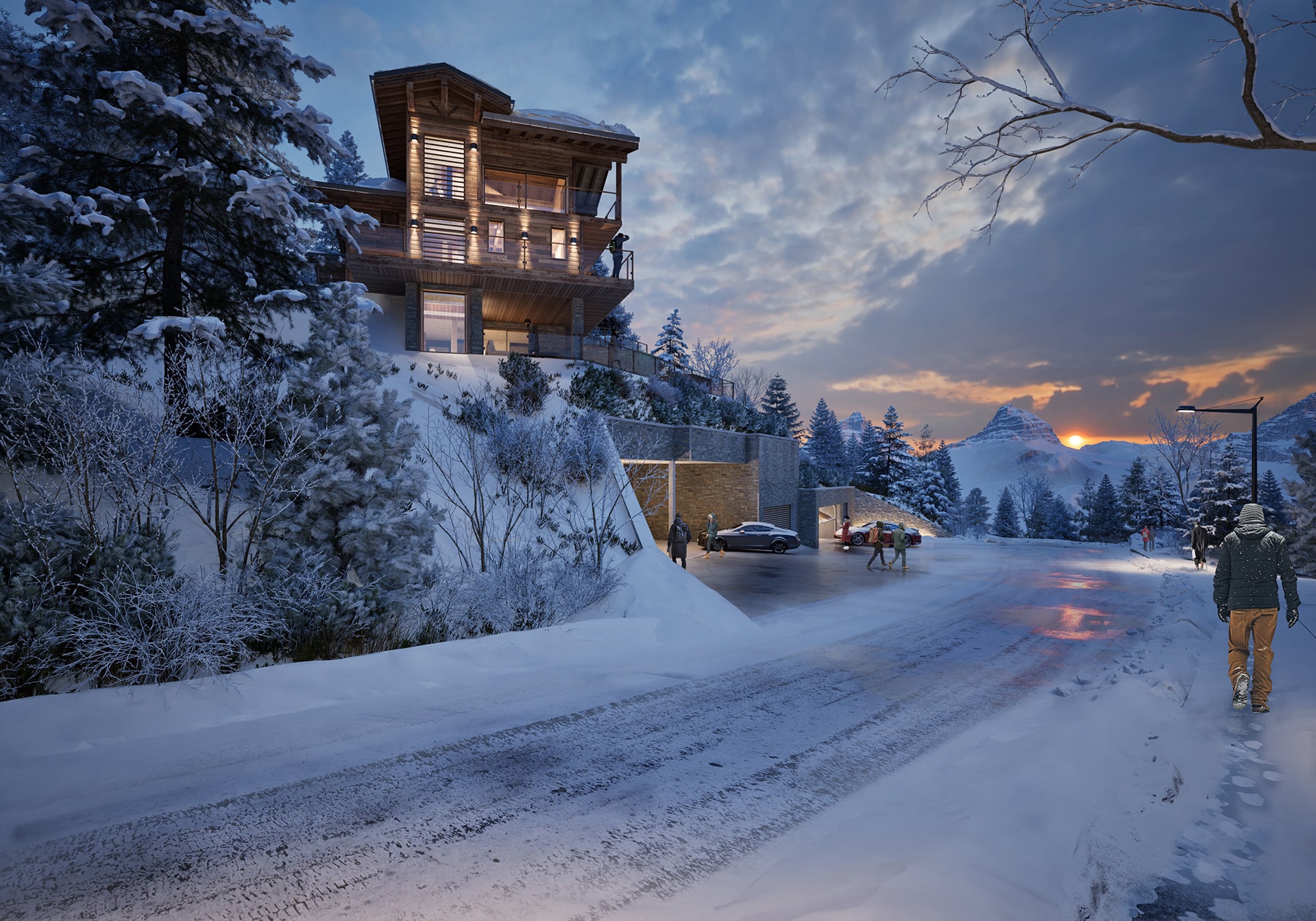 mjd architectes sa - architecture, design, projet, réalisation, haute-nendaz, valais, suisse, chalet phoenix